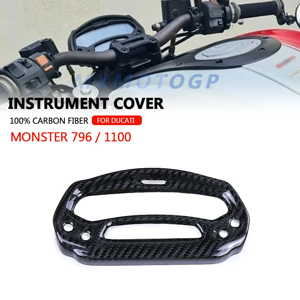 For Ducati Monster 696 796 1100 100% Carbon Fiber Instrument Cover Dashboard Cover Full Fairing Kits Motorcycle Accessories
For Ducati Monster 696 796 1100 100% Carbon Fiber Instrument Cover Dashboard Cover Full Fairing Kits Motorcycle Accessories