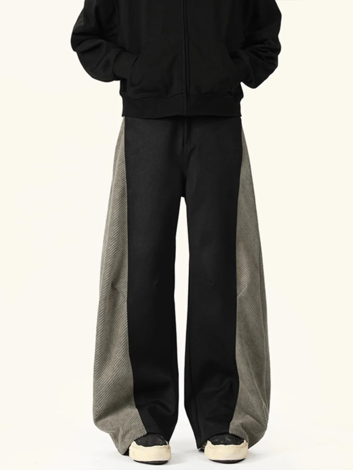 Ретро-брюки в американском стиле с клетчатыми вставками, широкие, унисекс, осенне-зимние, трендовые, повседневные, в стиле High Street, с декоративными элементами
Ретро-брюки в американском стиле с клетчатыми вставками, широкие, унисекс, осенне-зимние, трендовые, повседневные, в стиле High Street, с декоративными элементами