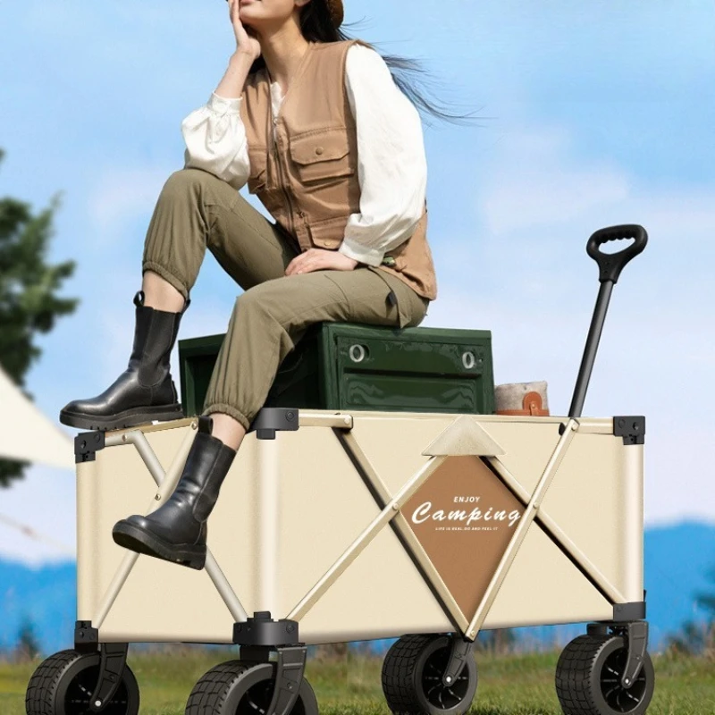 Luxury 3rd Gen Aluminum Alloy Camping Cart,420L Super-Load Wagon,Wide-Tread Wheels for Complete Outdoor Gear Hauling
Luxury 3rd Gen Aluminum Alloy Camping Cart,420L Super-Load Wagon,Wide-Tread Wheels for Complete Outdoor Gear Hauling