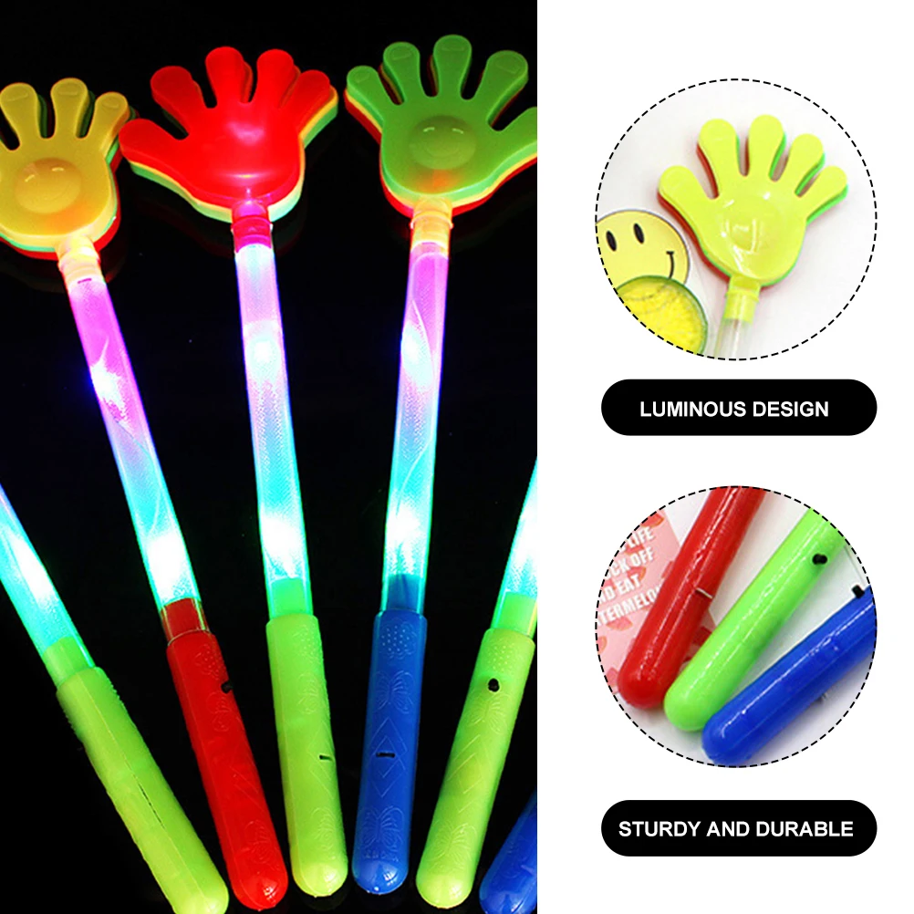 6 Pcs Plastic Hand Clappers Great for Sports Halloween Parties Multi Functional Luminous Claps Safe Durable Fun
6 Pcs Plastic Hand Clappers Great for Sports Halloween Parties Multi Functional Luminous Claps Safe Durable Fun