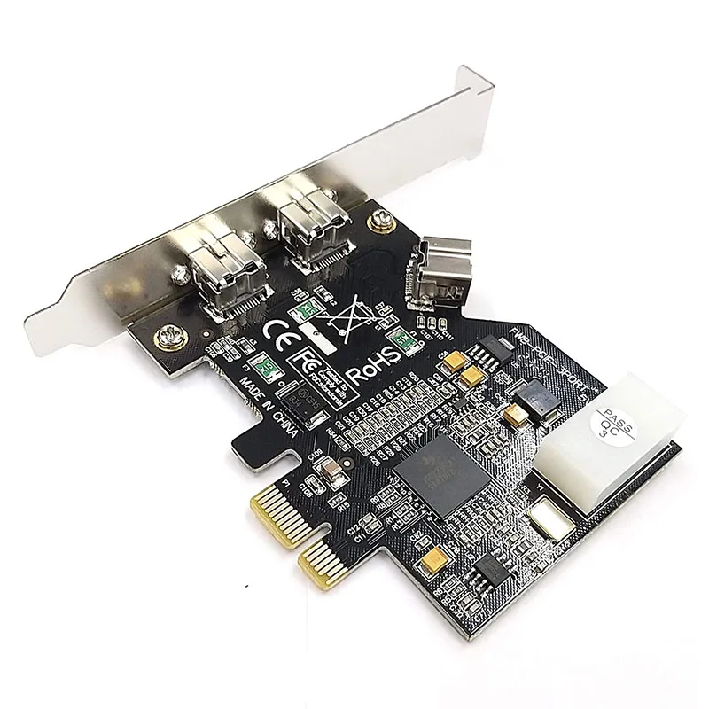 Карта контроллера PCI-E Firewire 800 с 3 портами, адаптер для контроллера для Win 7/8/10, IEEE стероил 1394B X 2 + внутренний 1394B X 1
Карта контроллера PCI-E Firewire 800 с 3 портами, адаптер для контроллера для Win 7/8/10, IEEE стероил 1394B X 2 + внутренний 1394B X 1
