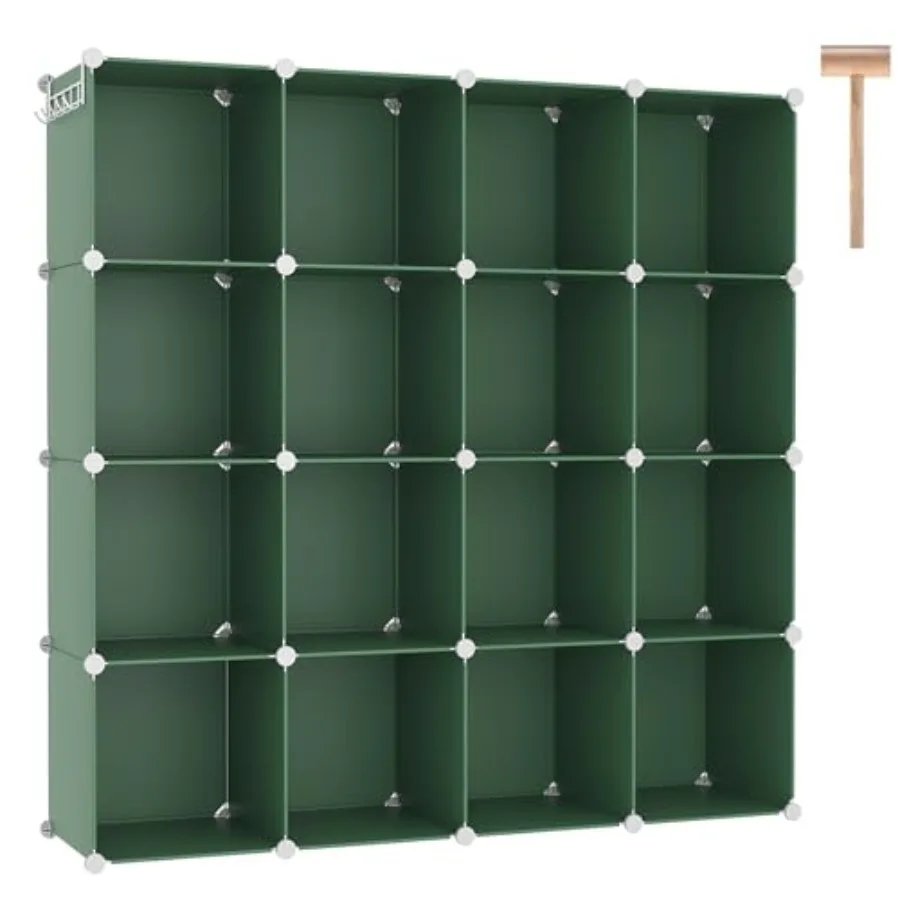 Cube Storage Organizer, 16-Cube Shelves Units, Plastic Storage Cubes, DIY Closet Organizer, Modular Closet Storage Shelves Idea
Cube Storage Organizer, 16-Cube Shelves Units, Plastic Storage Cubes, DIY Closet Organizer, Modular Closet Storage Shelves Idea