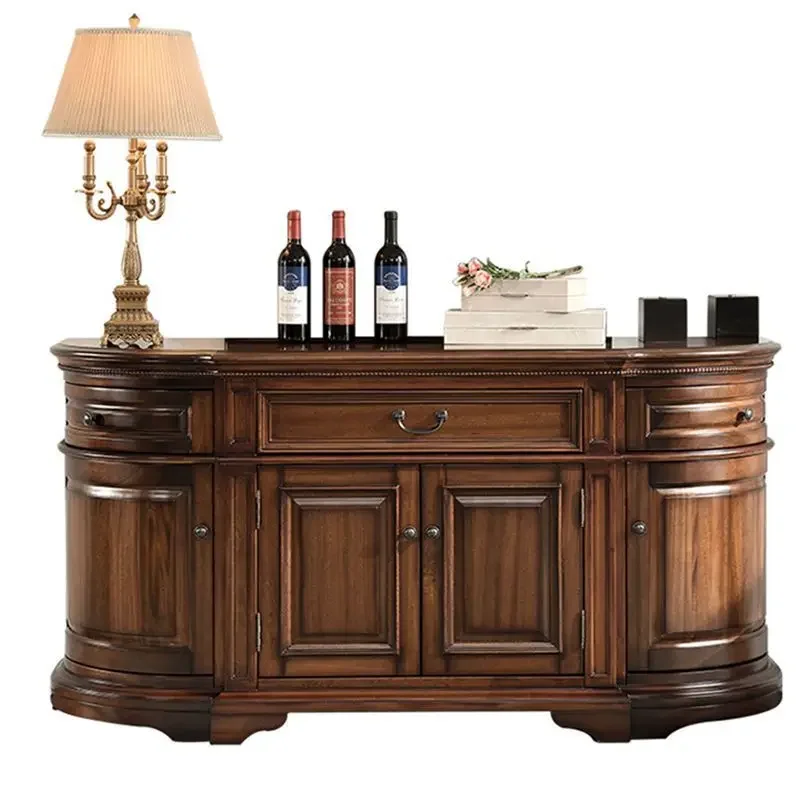 Sideboard, semi-circular solid wood console table, storage cabinet, decorative cabinet, living room furniture, wine cabinet
Sideboard, semi-circular solid wood console table, storage cabinet, decorative cabinet, living room furniture, wine cabinet
