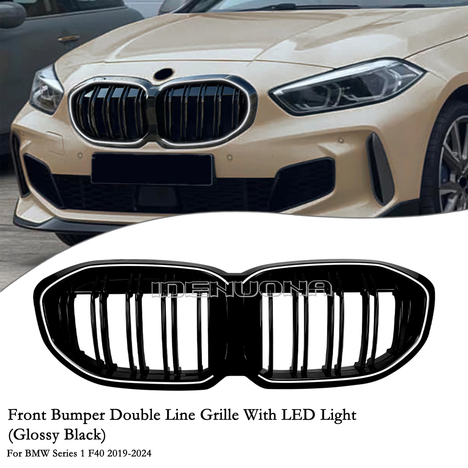 Передняя решетка радиатора (гриль) для BMW 1 серии F40 118i 120i M135i 2019-24 M Sport
Передняя решетка радиатора (гриль) для BMW 1 серии F40 118i 120i M135i 2019-24 M Sport