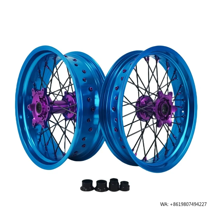 HOT Selling Fit KAWASAKI 16-17" Supermotard Wheels YZ125 YZ250 1999-2023 YZ250F YZ450F 2003-2023
HOT Selling Fit KAWASAKI 16-17" Supermotard Wheels YZ125 YZ250 1999-2023 YZ250F YZ450F 2003-2023