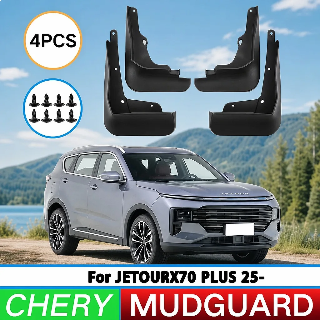 For Chery JETOUR X70 PLUS 2025 Front Rear Wheel Fenders Splash Guard Mud Flaps 4Pcs
For Chery JETOUR X70 PLUS 2025 Front Rear Wheel Fenders Splash Guard Mud Flaps 4Pcs