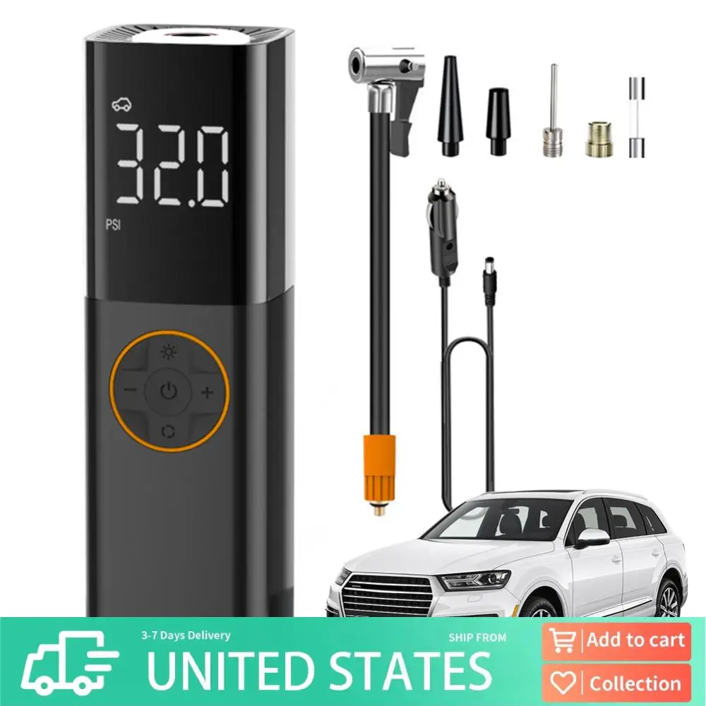 150PSI портативный автомобильный насос с цифровым дисплеем, велосипедный воздушный компрессор, автоматический электрический насос для автомобиля, велосипедный мяч
150PSI портативный автомобильный насос с цифровым дисплеем, велосипедный воздушный компрессор, автоматический электрический насос для автомобиля, велосипедный мяч