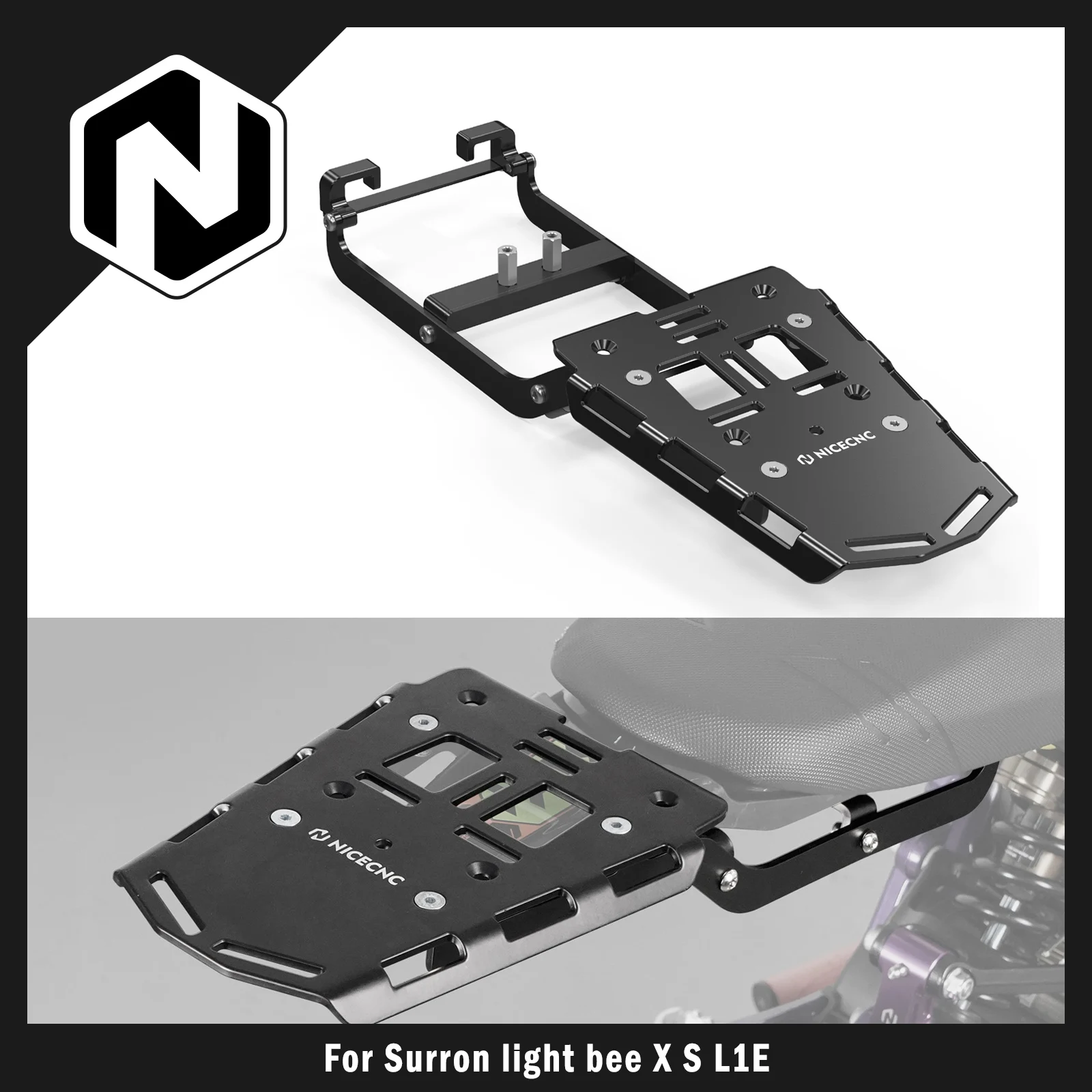 NICECNC For Surron Light Bee X Rear Luggage Rack For Sur-Ron Light Bee S L1E Segway X160 X260 Cargo Bracket Electric Dirt Bike
NICECNC For Surron Light Bee X Rear Luggage Rack For Sur-Ron Light Bee S L1E Segway X160 X260 Cargo Bracket Electric Dirt Bike