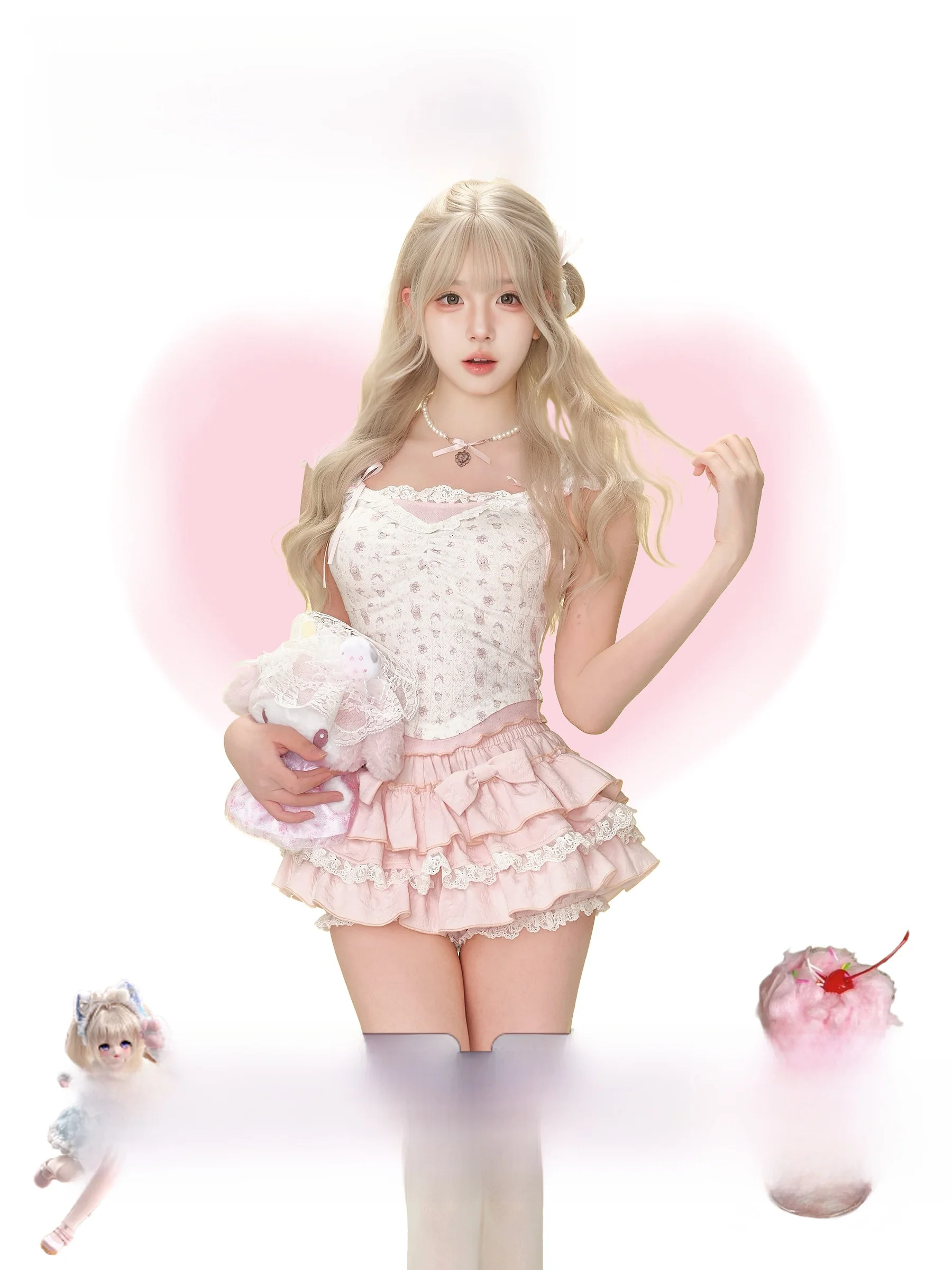 Sweet Style Floral Print Short Sleeve Top And Pink Cake Skirt Set for Young Women Summer New Arrival Fashion Outfit
Sweet Style Floral Print Short Sleeve Top And Pink Cake Skirt Set for Young Women Summer New Arrival Fashion Outfit
