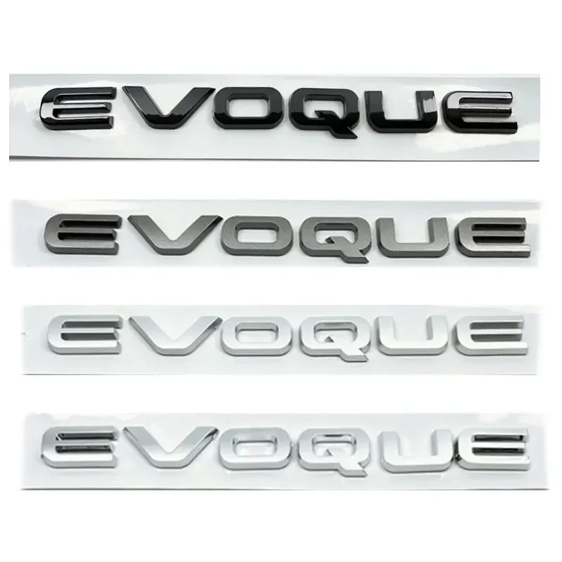 EVOQUE letter badge new old style Car stickers for car modified rear boot label trunk car accessories decorative logo decals
EVOQUE letter badge new old style Car stickers for car modified rear boot label trunk car accessories decorative logo decals