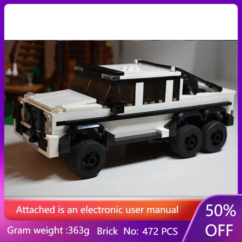 472 Parts Building Block Model Car G63 6X6 Twin Turbo V8 Creative Construction Set For Boys Adults Kids Christmas Gift
472 Parts Building Block Model Car G63 6X6 Twin Turbo V8 Creative Construction Set For Boys Adults Kids Christmas Gift