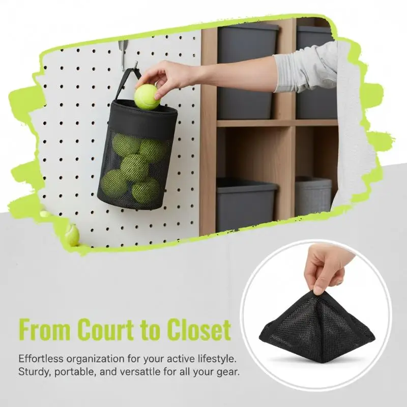 Pickleball Mesh Bag Portable Pickleball Organizer Holder Ball Storage Mesh For Men Women Boys Girls Youth Teens Athletes
Pickleball Mesh Bag Portable Pickleball Organizer Holder Ball Storage Mesh For Men Women Boys Girls Youth Teens Athletes