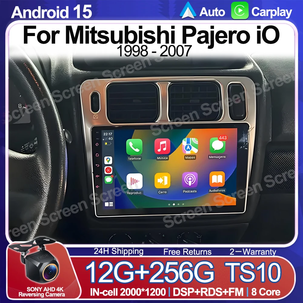 Android 15 2 Din For Mitsubishi Pajero iO 1998 - 2007 Car Radio Video Player Touch Multimedia Screen GPS WIFI Bluetooth
Android 15 2 Din For Mitsubishi Pajero iO 1998 - 2007 Car Radio Video Player Touch Multimedia Screen GPS WIFI Bluetooth