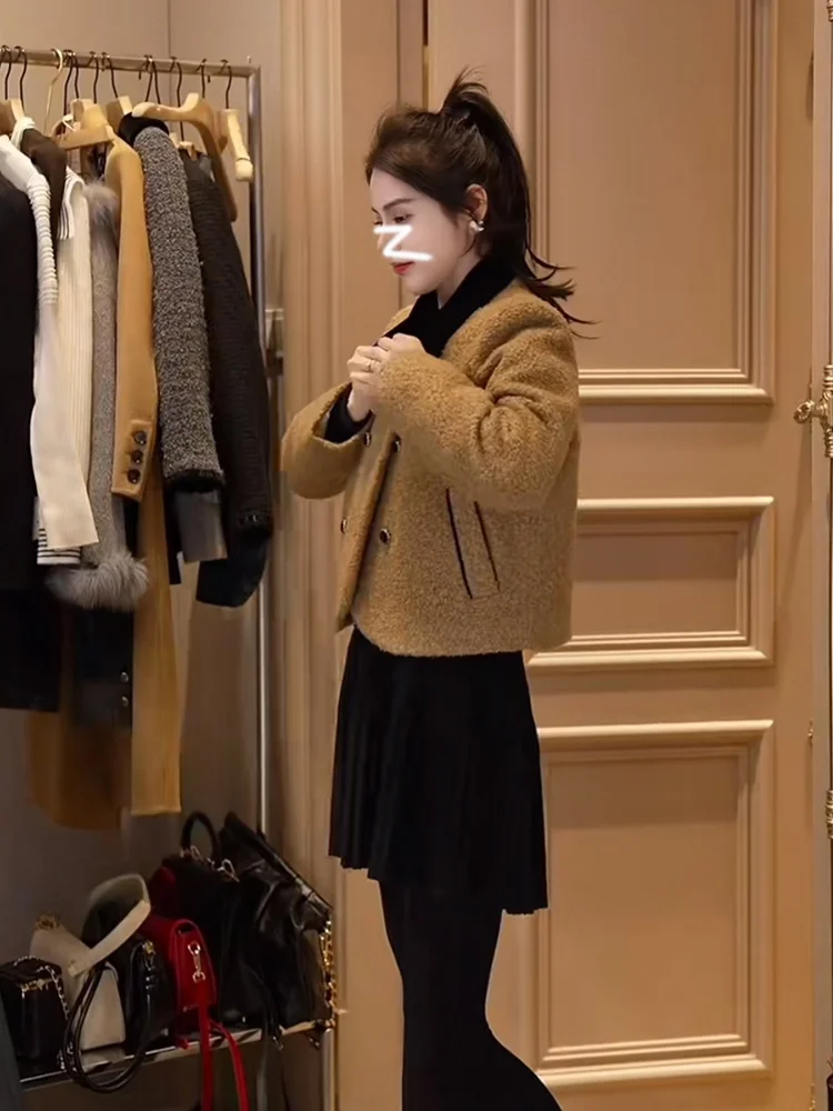 Oajer Dona Evening ort Quilted Jaet Women's Autumn Winter ort Top Flagip Flagip Store Small Fraance Sle Loose Fit
Oajer Dona Evening ort Quilted Jaet Women's Autumn Winter ort Top Flagip Flagip Store Small Fraance Sle Loose Fit