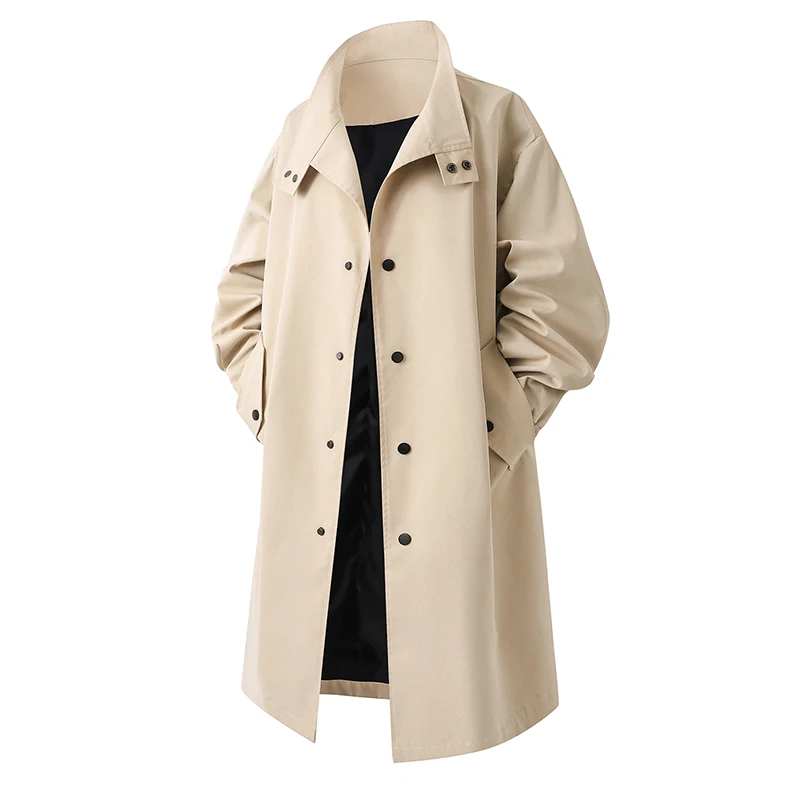 2026 Spring Men's Trendy Comfortable Versatile Mid-Length Windbreaker Men Fashion High Quality Loose Windproof trench Coat
2026 Spring Men's Trendy Comfortable Versatile Mid-Length Windbreaker Men Fashion High Quality Loose Windproof trench Coat