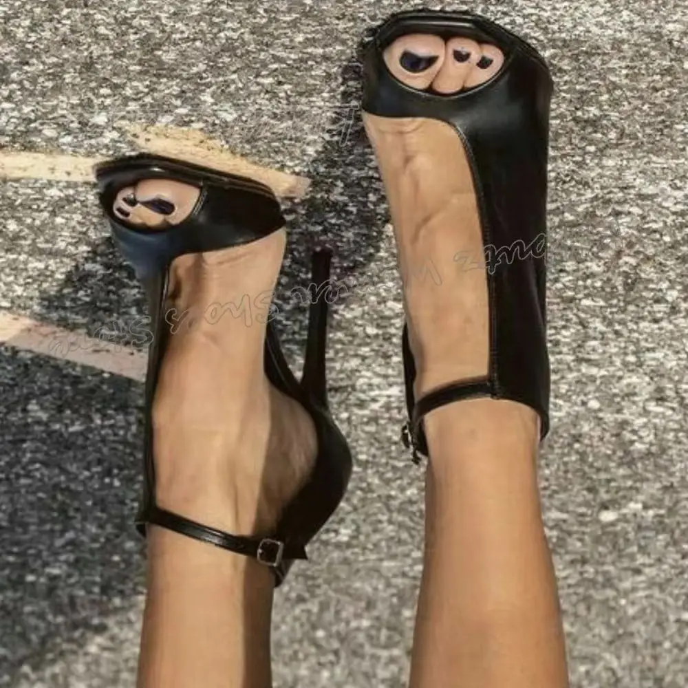 Open Toe Sandals Genuine Leather Thin Heels Solid Color Ankle Strap Fashion Elegant Sexy Concise Party Dress Women Shoes Newest
Open Toe Sandals Genuine Leather Thin Heels Solid Color Ankle Strap Fashion Elegant Sexy Concise Party Dress Women Shoes Newest