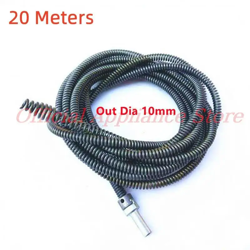 Sewer Dredging Spring Electric Drill Drain Cleaner Machine Sewer Pipe Dredger Cleaning Tool With Connector 20 meters
Sewer Dredging Spring Electric Drill Drain Cleaner Machine Sewer Pipe Dredger Cleaning Tool With Connector 20 meters