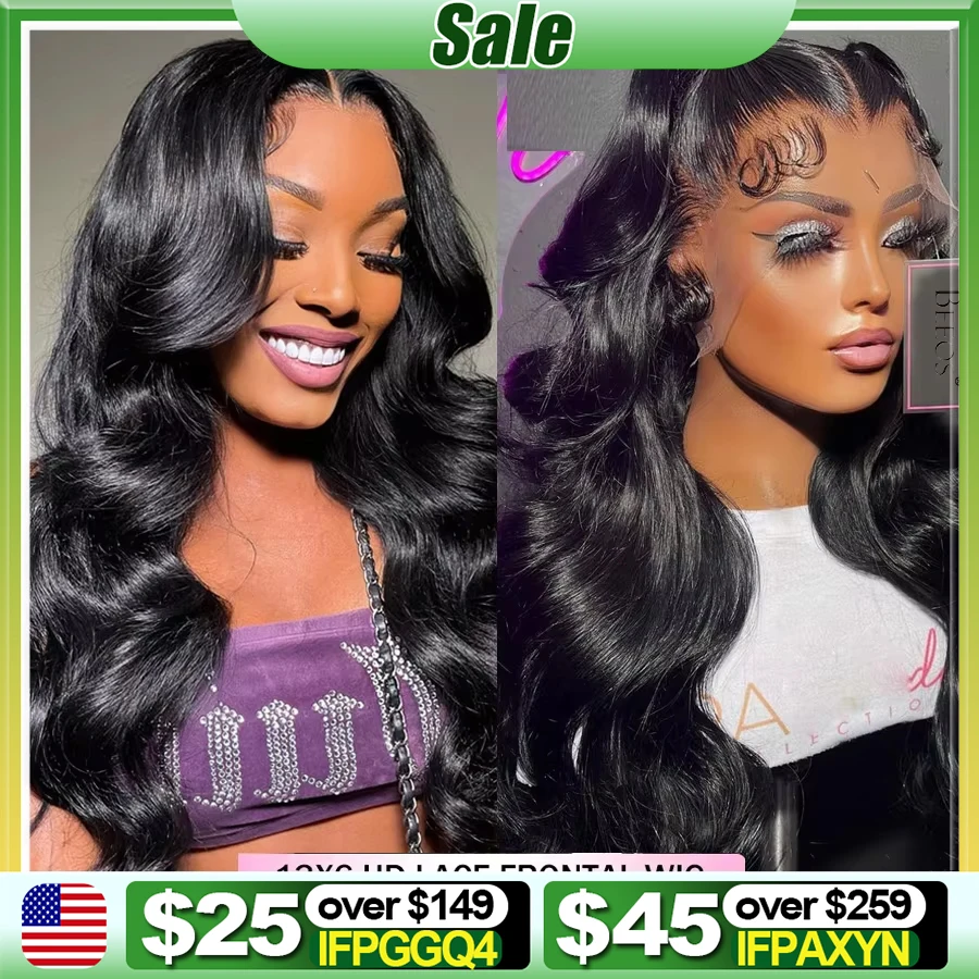BEEOS 36in 250% Body Wave 13x6 HD Lace Frontal Wig Preplucked 13x4 HD Lace Frontal Human Hair Wigs For Women Melt Skin Brazilian
BEEOS 36in 250% Body Wave 13x6 HD Lace Frontal Wig Preplucked 13x4 HD Lace Frontal Human Hair Wigs For Women Melt Skin Brazilian