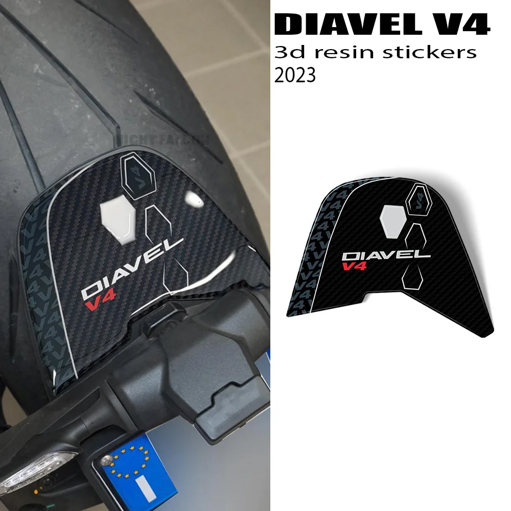 2023 Diavel V4 Motorcycle Accessories License Plate Area Protector 3D Epoxy Resin Sticker Kit for Ducati Diavel V4 2023-
2023 Diavel V4 Motorcycle Accessories License Plate Area Protector 3D Epoxy Resin Sticker Kit for Ducati Diavel V4 2023-