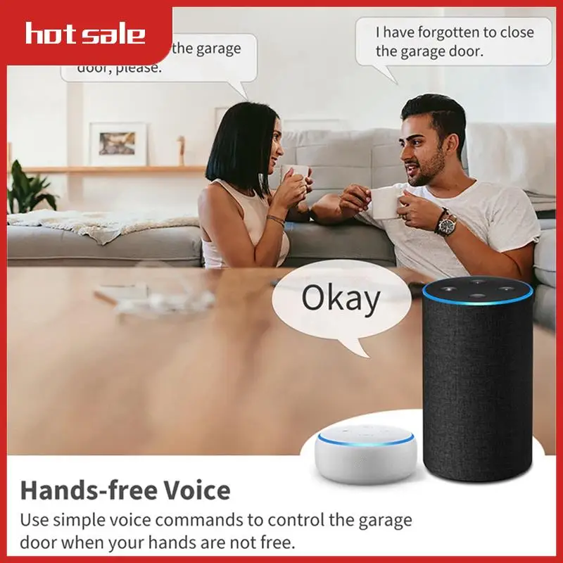 VVNB-With Tuya Garage Door Controller Smart Home WIFI Door Opener Automatic Work With Alexa Home Voice Control App EU Plug
VVNB-With Tuya Garage Door Controller Smart Home WIFI Door Opener Automatic Work With Alexa Home Voice Control App EU Plug