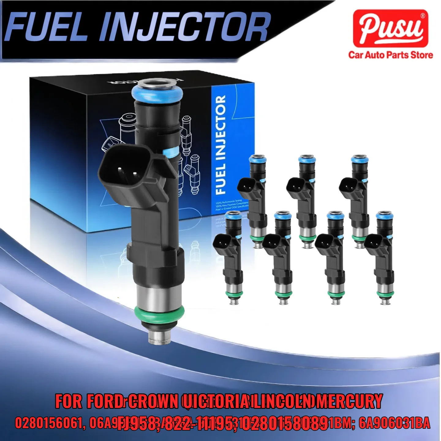 For Mercury Grand Marquis For Lincoln Town Car 8PCS Fuel Injector V8 46L 20062011 FJ958 82211195
For Mercury Grand Marquis For Lincoln Town Car 8PCS Fuel Injector V8 46L 20062011 FJ958 82211195