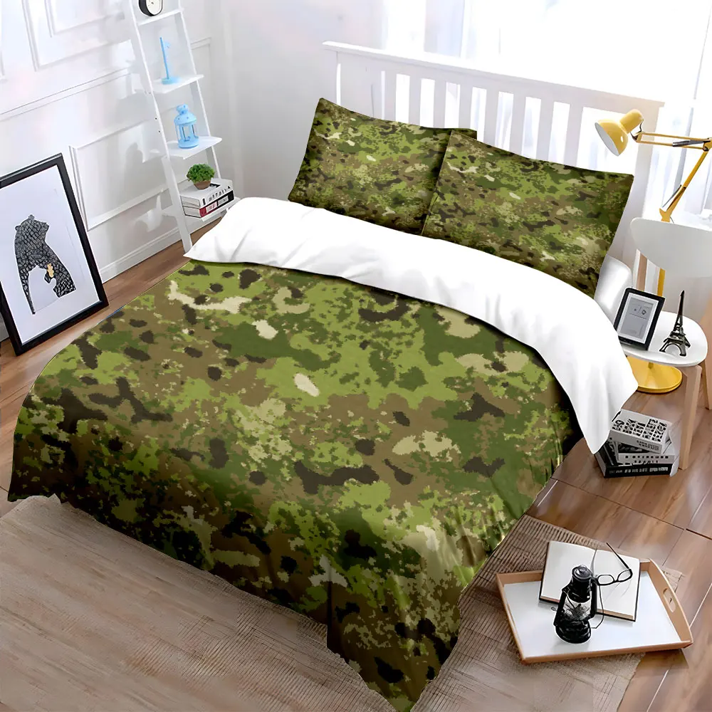 "Camouflage Outdoor Gear Three-Piece Set" kid's and adults' bedroom decor, Exquisite three-piece bedding set gift
"Camouflage Outdoor Gear Three-Piece Set" kid's and adults' bedroom decor, Exquisite three-piece bedding set gift