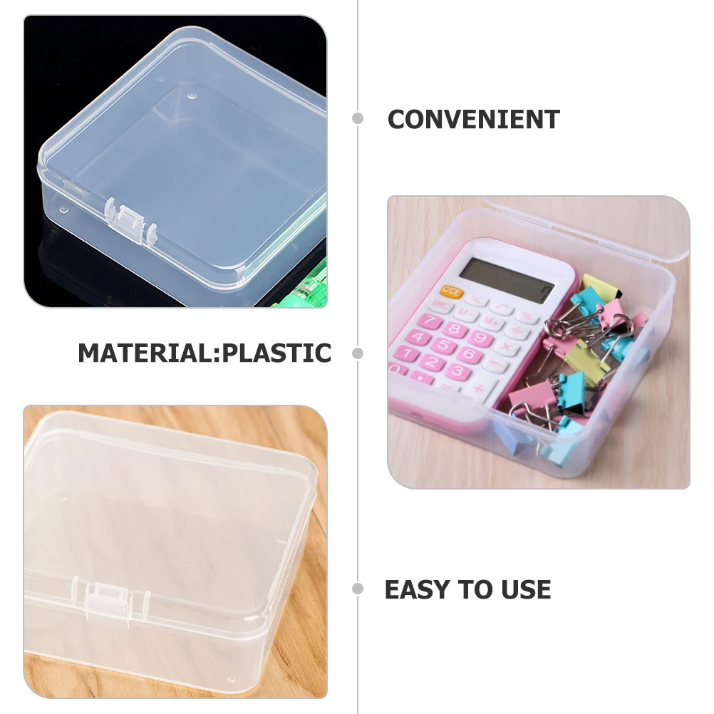 5pcs Clear Storage Boxes with Hinged Lids for Screws Nails Beads Small Plastic Containers Organizer Cases Mini Boxes
5pcs Clear Storage Boxes with Hinged Lids for Screws Nails Beads Small Plastic Containers Organizer Cases Mini Boxes