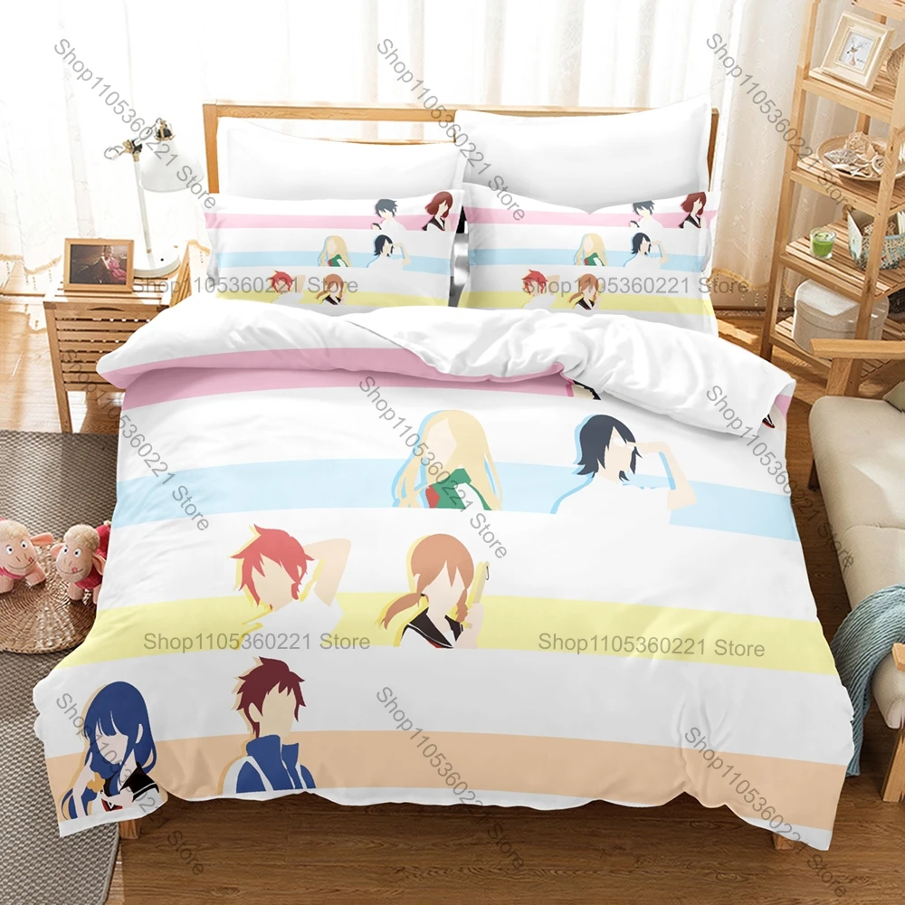 Tsurezure Children Bedding Set 3Pcs Teen Love Comedy Manga Pattern Comfort Bed Linen For Otaku Anime Fans All Season
Tsurezure Children Bedding Set 3Pcs Teen Love Comedy Manga Pattern Comfort Bed Linen For Otaku Anime Fans All Season
