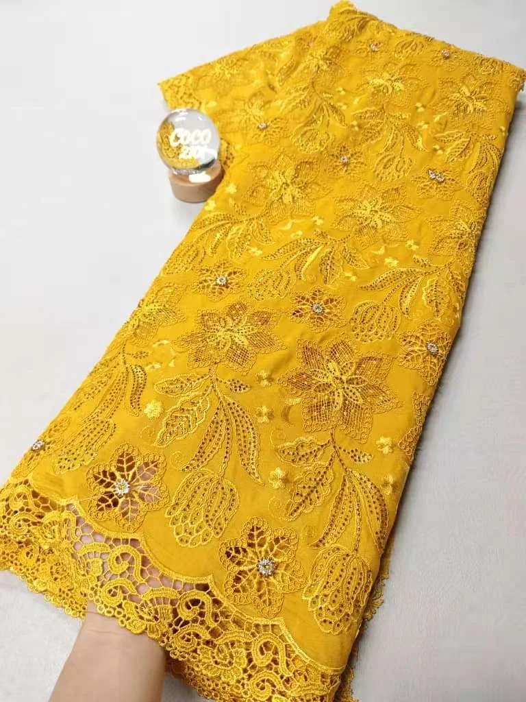 2026 Nigerian High-Quality Tulle Lace Fabric for Sewing Wedding Party Dress Chiffon Guipure Embroidery Cotton 5Yard XL187
2026 Nigerian High-Quality Tulle Lace Fabric for Sewing Wedding Party Dress Chiffon Guipure Embroidery Cotton 5Yard XL187