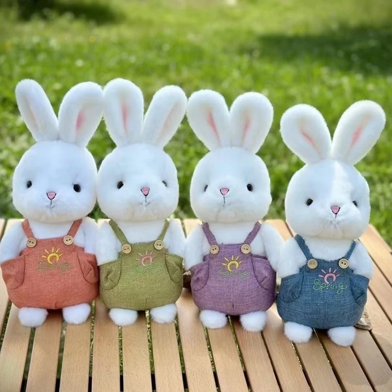 28CM New Cute and Sunny Little Rabbit Plush Toy Overalls a Little White Rabbit Doll That Can Be Worn in a Pocket Is a Birthday
28CM New Cute and Sunny Little Rabbit Plush Toy Overalls a Little White Rabbit Doll That Can Be Worn in a Pocket Is a Birthday