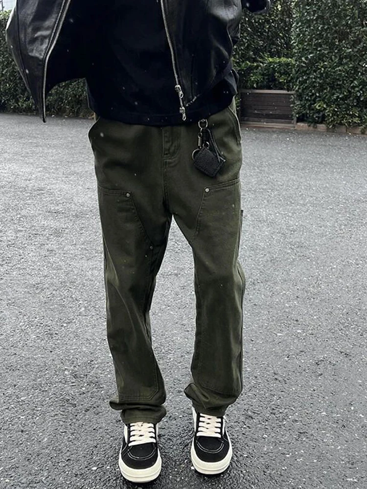 Military een Men's Autumn Winter Straight Leg Workwear Jeans Double Knee Retro Waed American High Street Vibe Casual Pants
Military een Men's Autumn Winter Straight Leg Workwear Jeans Double Knee Retro Waed American High Street Vibe Casual Pants
