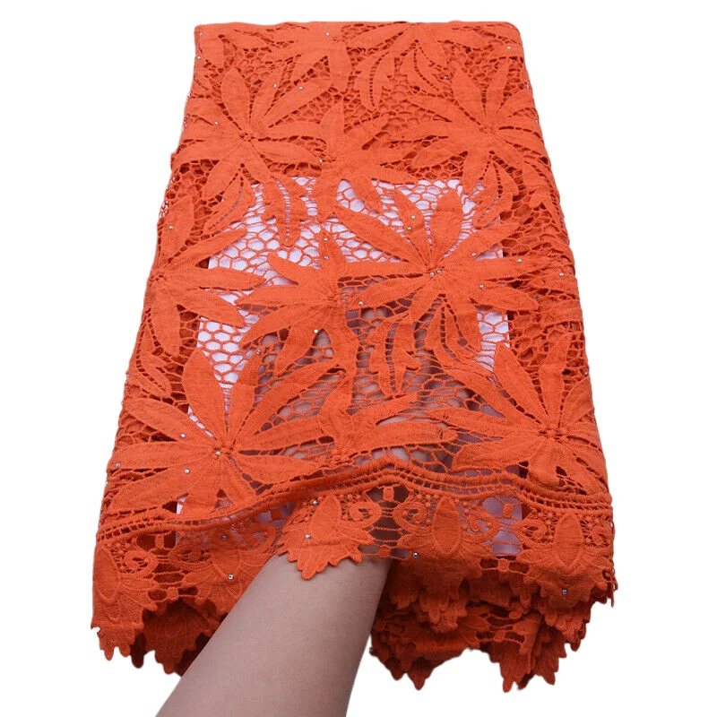 African Cord Guipure Lace Fabric 2024 5 Yards Nigerian Water Soluble Lace Fabric High Quality Knitted Dress for Women Sew A1781
African Cord Guipure Lace Fabric 2024 5 Yards Nigerian Water Soluble Lace Fabric High Quality Knitted Dress for Women Sew A1781