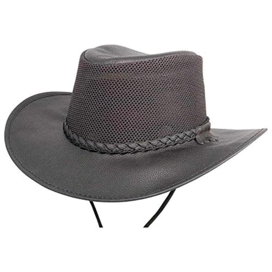 Breeze Leather Mesh Sun Hat for Outdoors Wide Brim, UPF50, Breathable Adjustable Tan and Grey
Breeze Leather Mesh Sun Hat for Outdoors Wide Brim, UPF50, Breathable Adjustable Tan and Grey