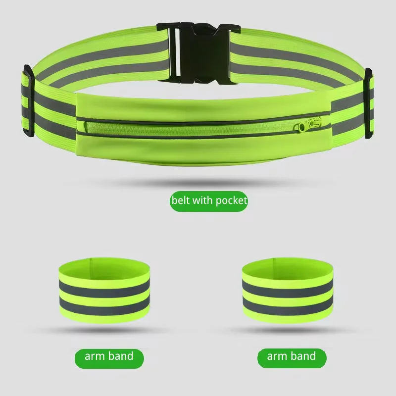 Adjustable Portable Safety Elastic Belt Crossbody Waistband Bag Outdoor Cycling Reflective Belt Walking Night Running and Sports
Adjustable Portable Safety Elastic Belt Crossbody Waistband Bag Outdoor Cycling Reflective Belt Walking Night Running and Sports