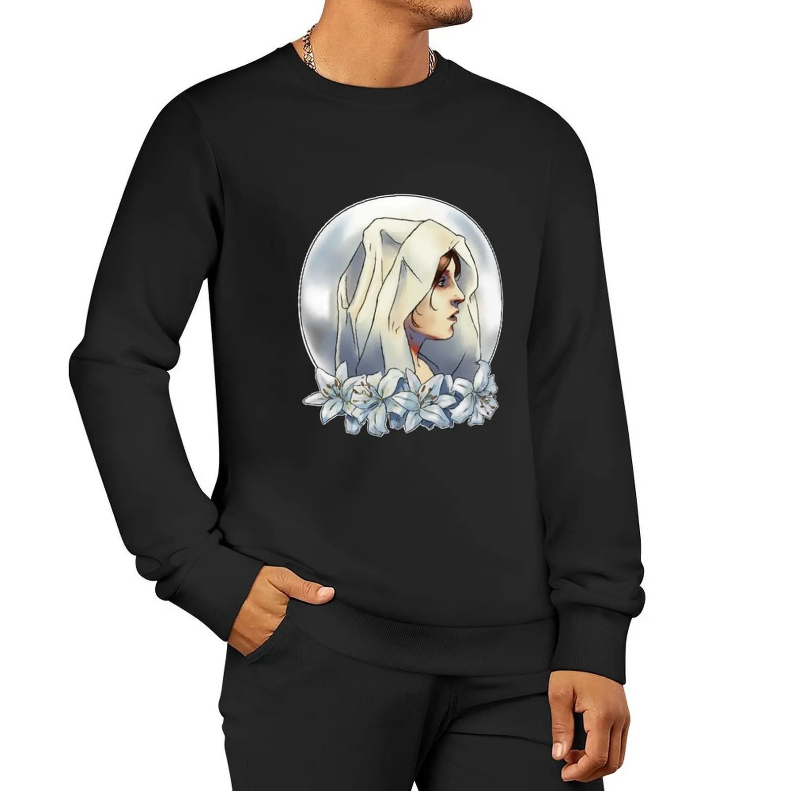 Portrait of Mary Pullover Hoodie men's sweat-shirt set new hoodies and sweatshirts
Portrait of Mary Pullover Hoodie men's sweat-shirt set new hoodies and sweatshirts
