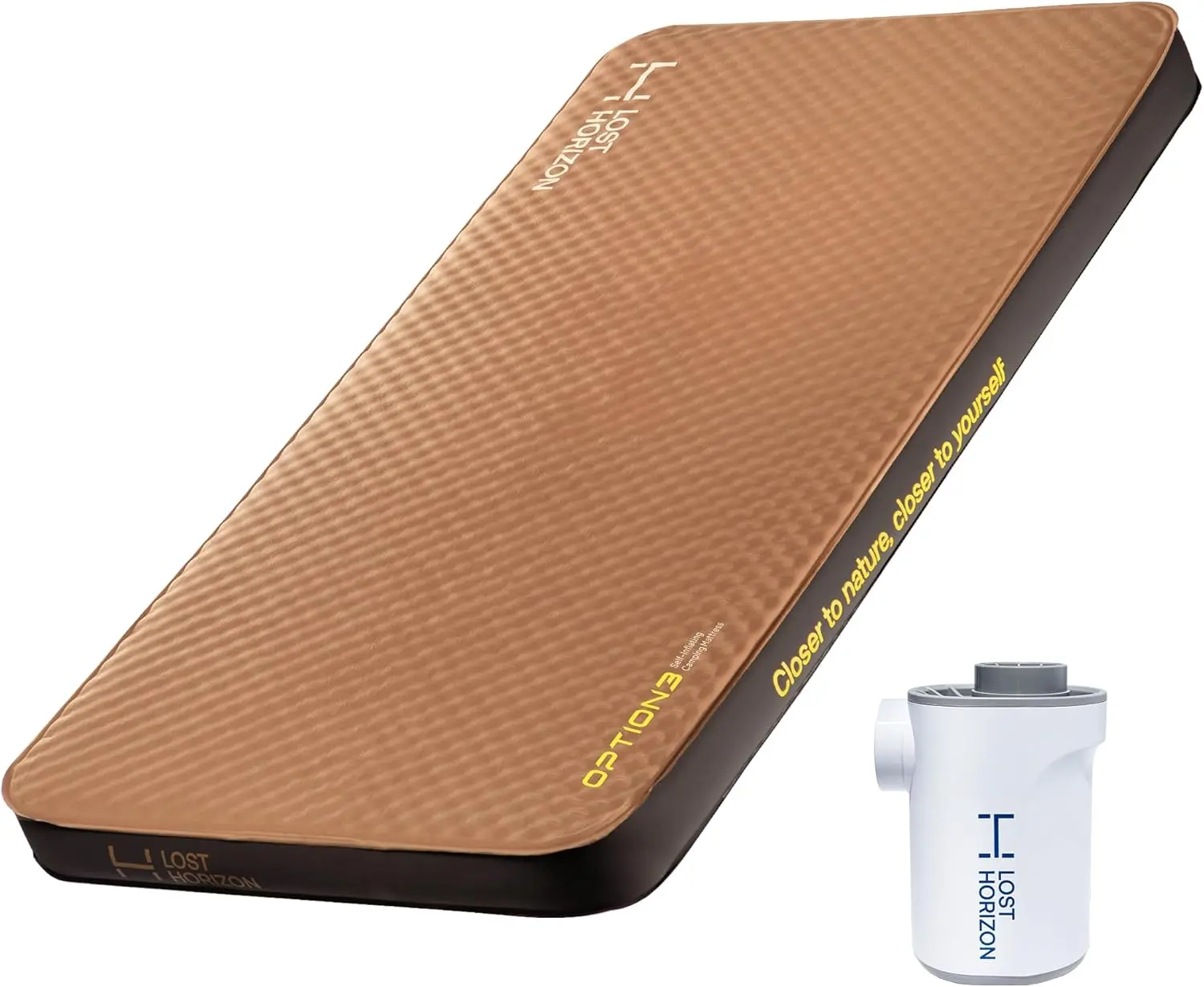 4.5” Thick Self Inflating Sleeping Pad with Solid Foam, Camping Mattress with Air Pump, Portable Roll Up Bed, Inflat
4.5” Thick Self Inflating Sleeping Pad with Solid Foam, Camping Mattress with Air Pump, Portable Roll Up Bed, Inflat
