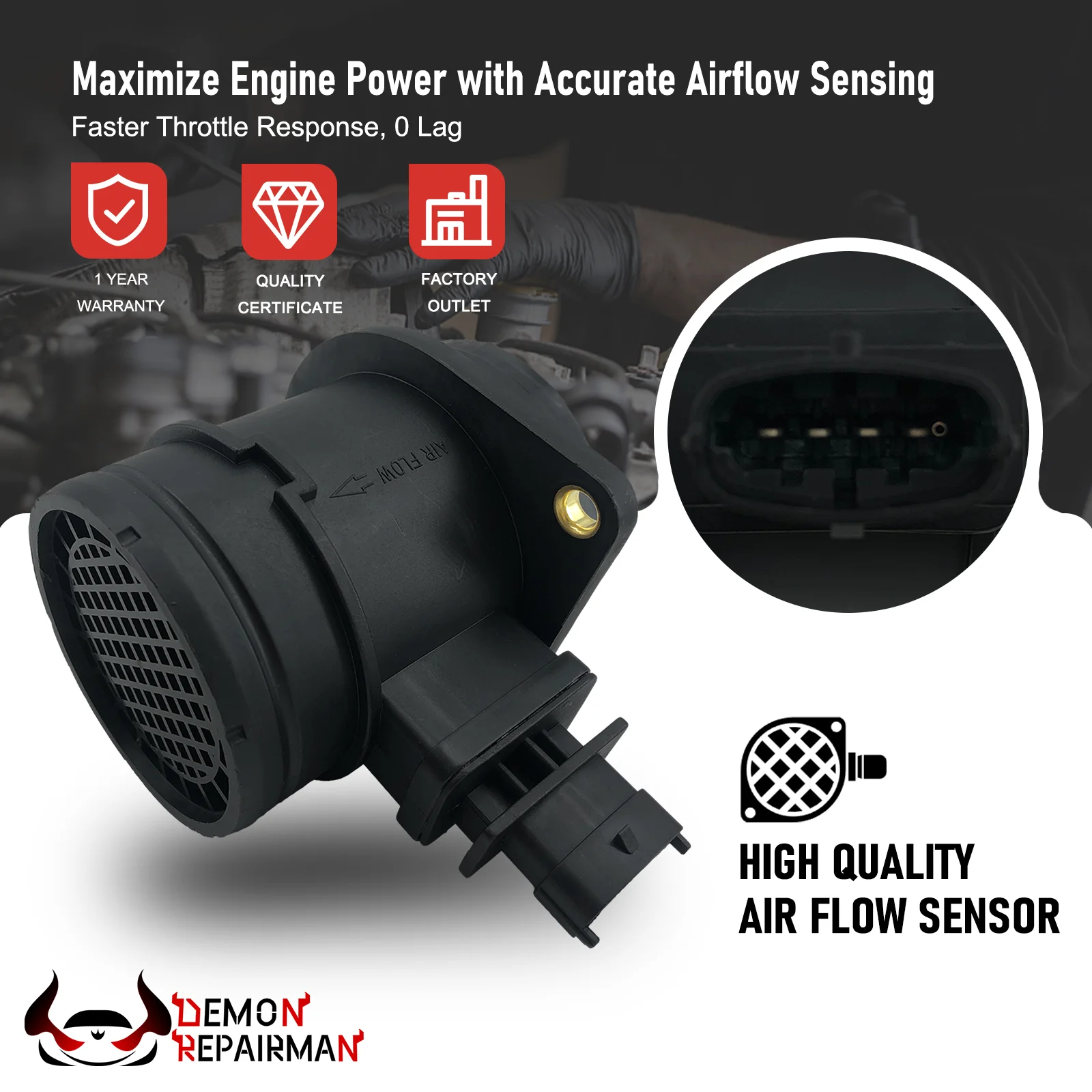 0281002792 55183650 Mass Air Flow Meter MAF Sensor For FIAT BRAVO II DOBLO GRANDE PUNTO IDEA MULTIPLA PANDA STILO STRADA 1.3 1.9
0281002792 55183650 Mass Air Flow Meter MAF Sensor For FIAT BRAVO II DOBLO GRANDE PUNTO IDEA MULTIPLA PANDA STILO STRADA 1.3 1.9