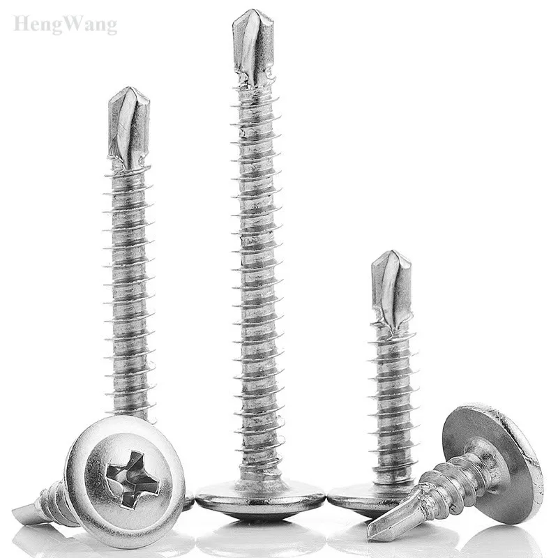 100pcs 410 Stainless Steel Self Tapping Drilling Screws M4.2x16 M4.8x16 Truss Head Assortment for Metal Plastic Wood
100pcs 410 Stainless Steel Self Tapping Drilling Screws M4.2x16 M4.8x16 Truss Head Assortment for Metal Plastic Wood