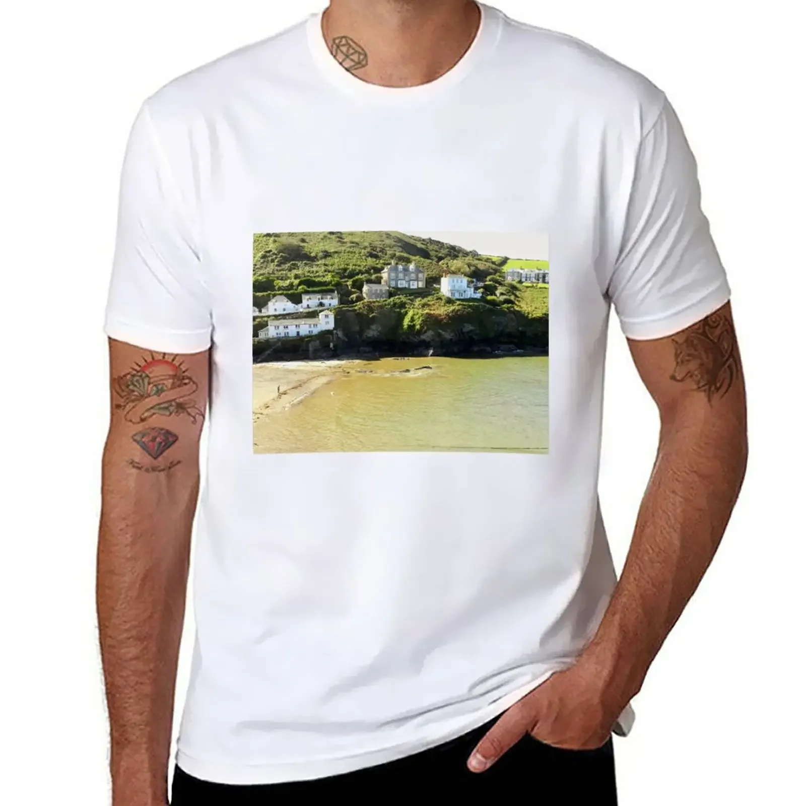 Doc Martin's Surgery and the Bert Large Restaurant, Portwenn(Port Isaac). Conwall T-Shirt summer tops clothes for men
Doc Martin's Surgery and the Bert Large Restaurant, Portwenn(Port Isaac). Conwall T-Shirt summer tops clothes for men