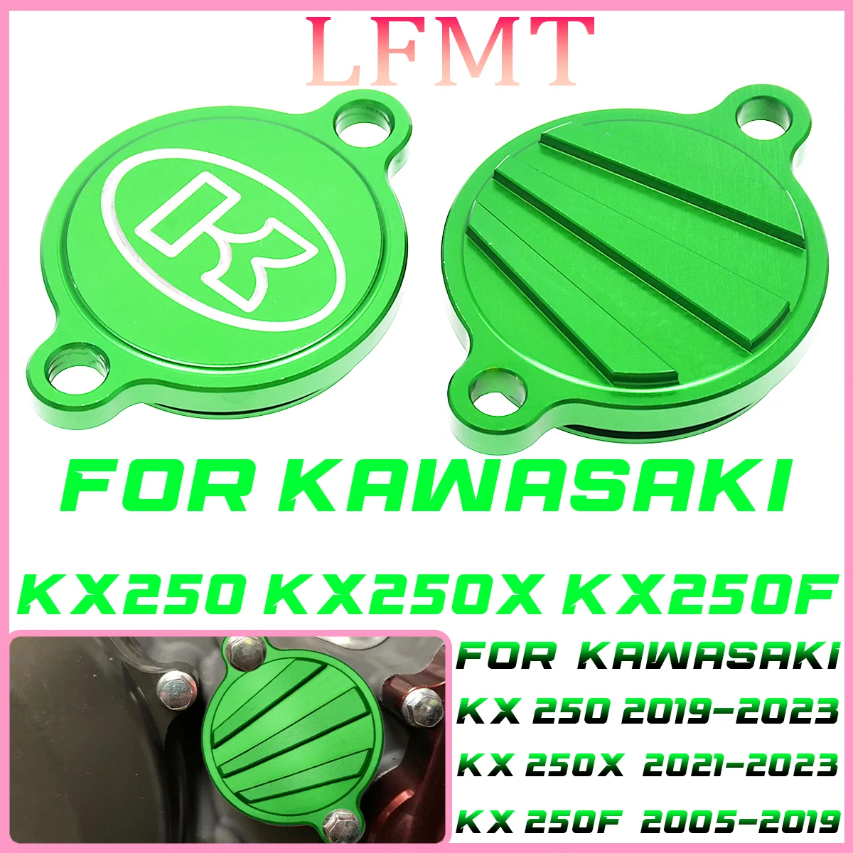 Motorcycle Billet Oil Filter Cover Cap For Kawasaki KX 250 KX 250X KX 250F KX450F KX450 2005-2019 2023 MX Enduro Dirt Pit Bike
Motorcycle Billet Oil Filter Cover Cap For Kawasaki KX 250 KX 250X KX 250F KX450F KX450 2005-2019 2023 MX Enduro Dirt Pit Bike