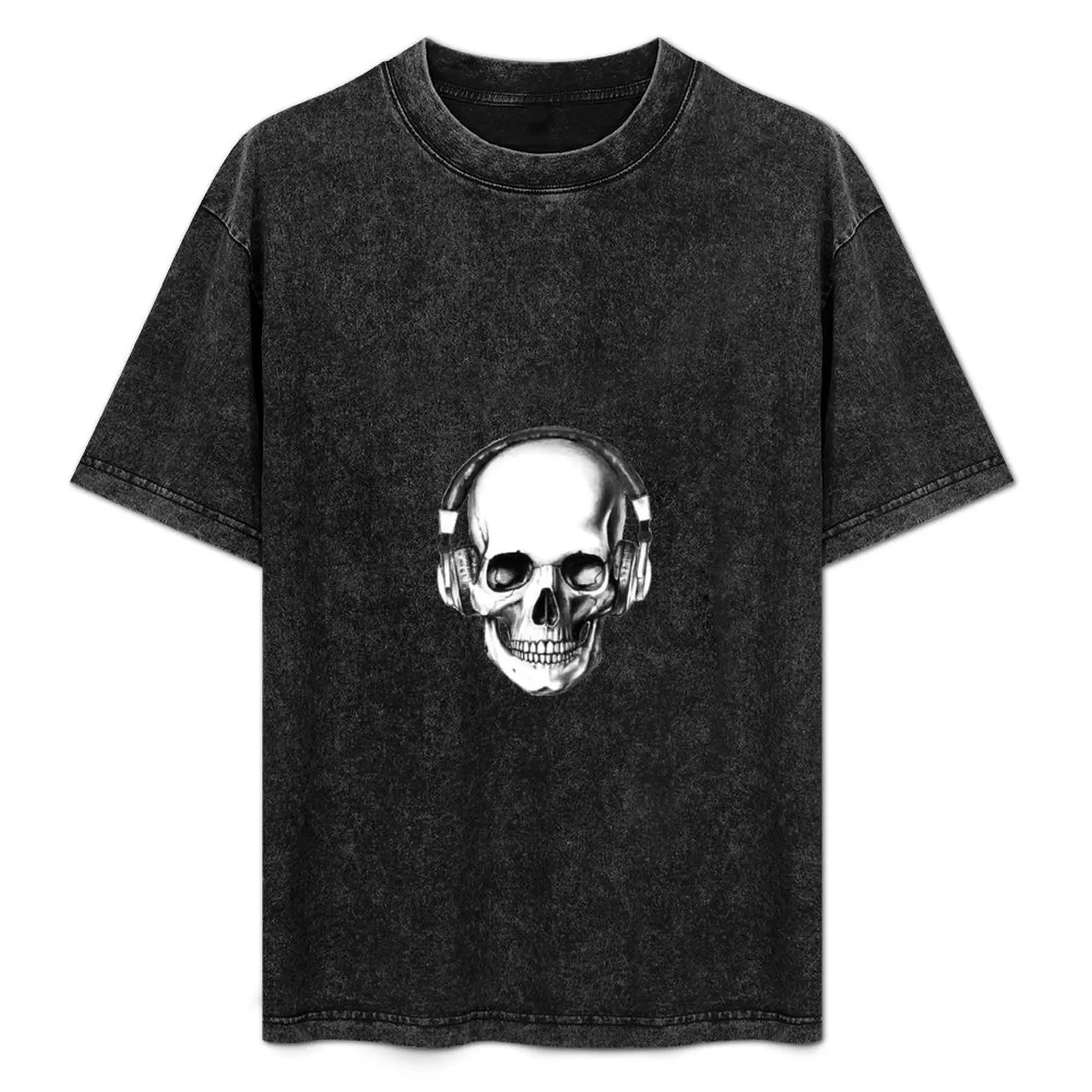 SKULL HEADPHONES T-Shirt Urban Style Casual Short Sleeve Top
SKULL HEADPHONES T-Shirt Urban Style Casual Short Sleeve Top