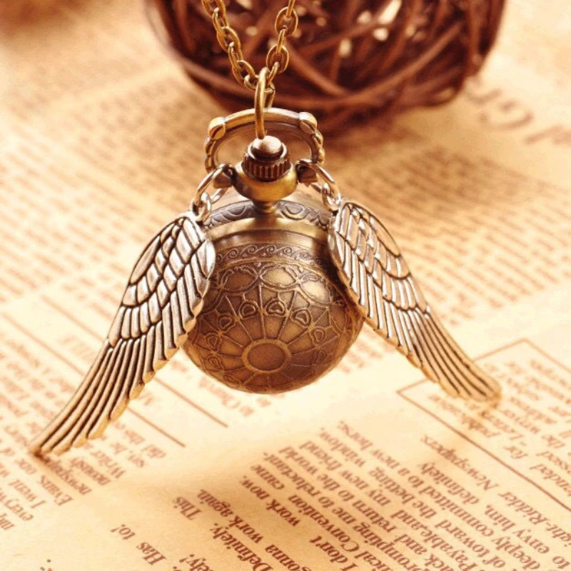 Golden Snitch Pocket Watch Souvenir Pendant Student Boy Pendant Exquisite Necklace Vintage Pocket Watch Crafts Miniature Model
Golden Snitch Pocket Watch Souvenir Pendant Student Boy Pendant Exquisite Necklace Vintage Pocket Watch Crafts Miniature Model