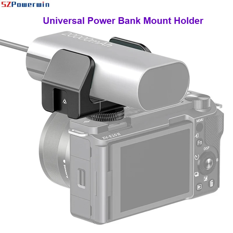 Universal Power Bank Mount Holder Cold Shoe Mount for 53mm to 72mm Power Supply for DSLR Camera Cage Battery Clamp Phone Stand
Universal Power Bank Mount Holder Cold Shoe Mount for 53mm to 72mm Power Supply for DSLR Camera Cage Battery Clamp Phone Stand
