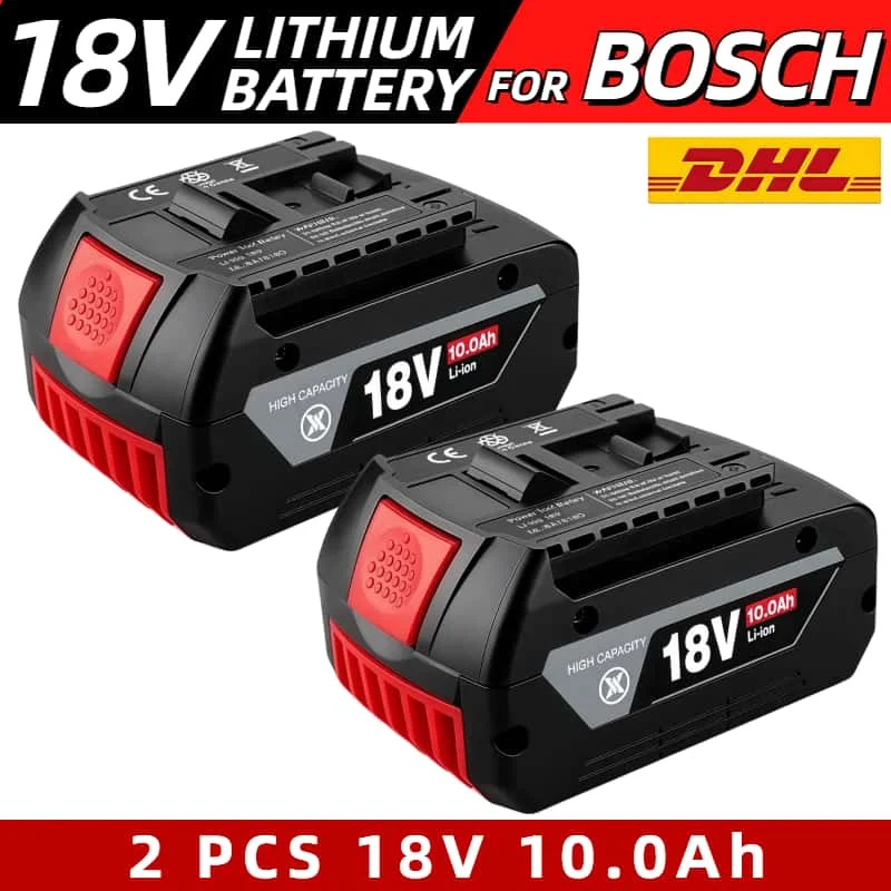10.0Ah Lithium Battery Compatible with Bosch 18V Tools BAT609, BAT609G, BAT611, BAT612,Overload Protection, 3000 Cycles battery
10.0Ah Lithium Battery Compatible with Bosch 18V Tools BAT609, BAT609G, BAT611, BAT612,Overload Protection, 3000 Cycles battery