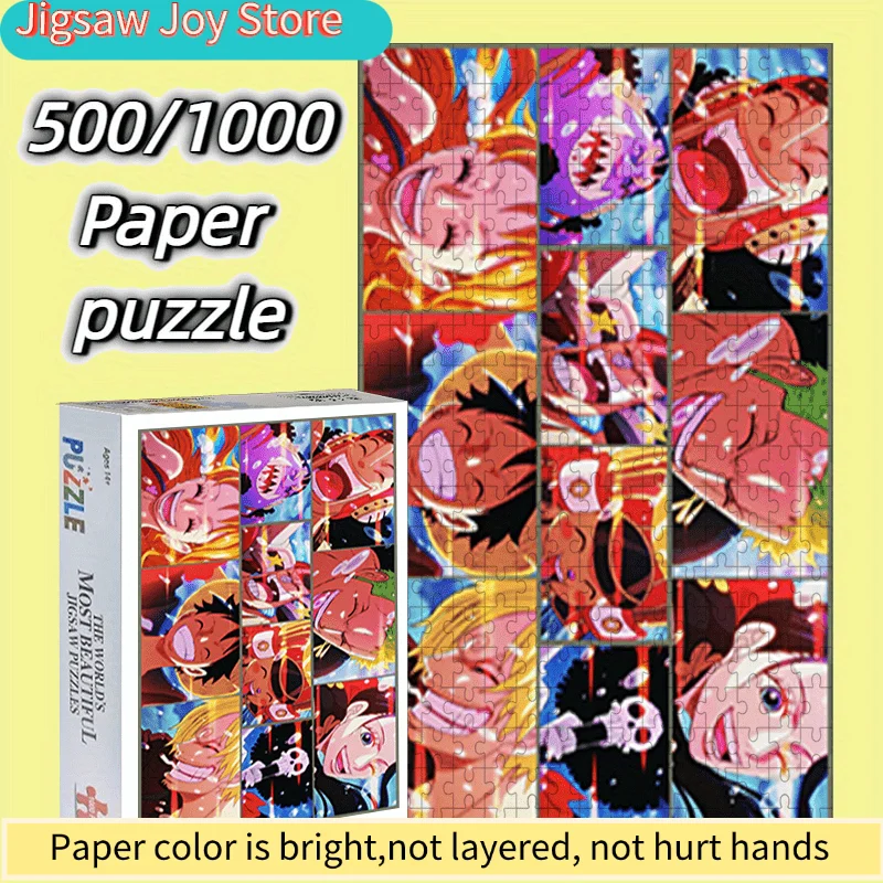 1 set (s/1 set of ) ONE PIECE crew happy joyful face puzzle, large adult puzzle game, family interactive DIY home decoration b
1 set (s/1 set of ) ONE PIECE crew happy joyful face puzzle, large adult puzzle game, family interactive DIY home decoration b