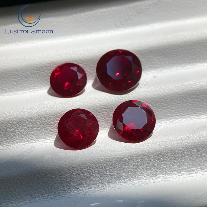 Lab Grown Ruby Round Cut Pigeon Red VVS1 Selectable AGL Certificate Synthetic Gems Loose Stone Beads for Custom Jewelry Making
Lab Grown Ruby Round Cut Pigeon Red VVS1 Selectable AGL Certificate Synthetic Gems Loose Stone Beads for Custom Jewelry Making