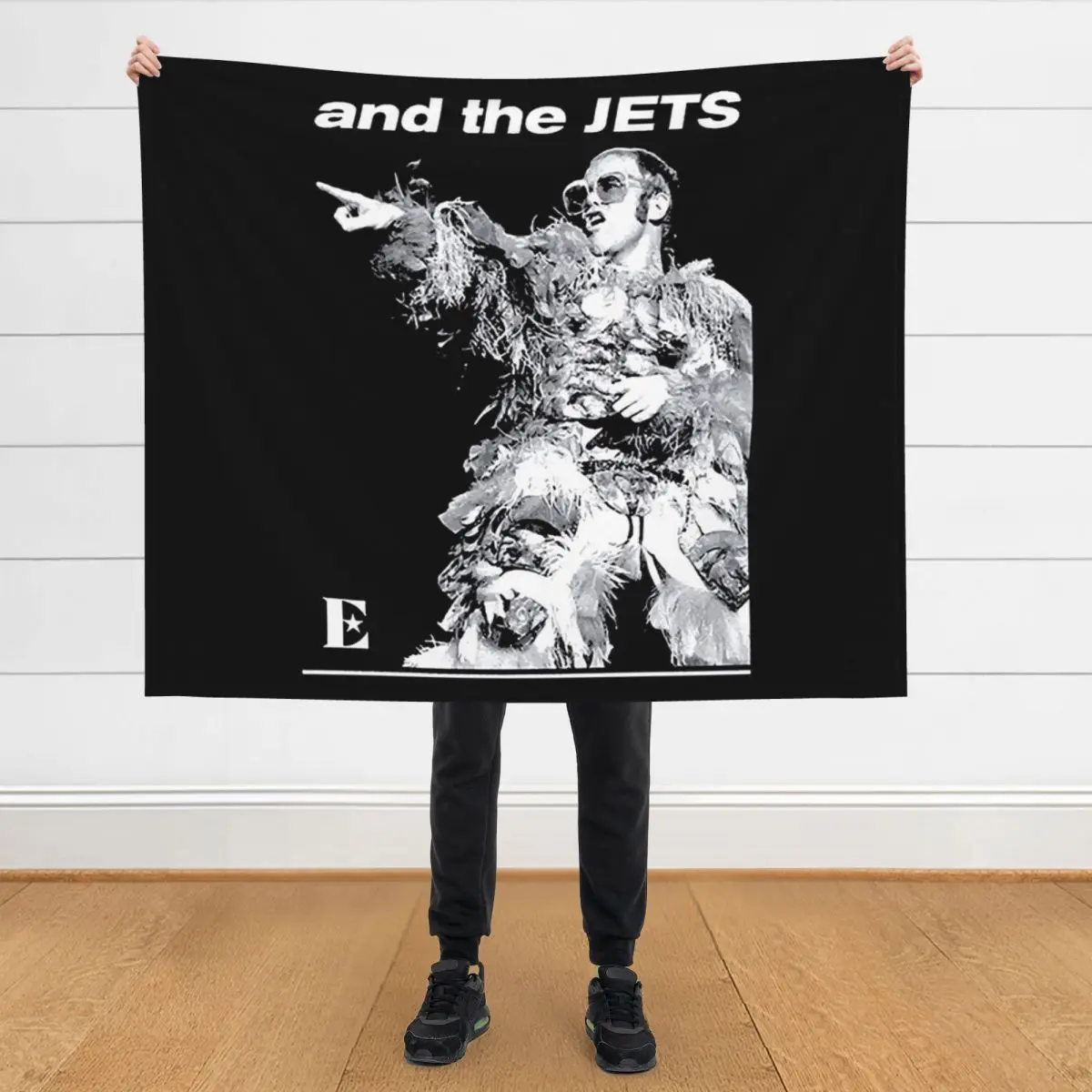 Bennie And The Jets Customisable Name Black T-Shirt Throw Blanket Comforter Quilt Bed Fashionable Soft Blankets
Bennie And The Jets Customisable Name Black T-Shirt Throw Blanket Comforter Quilt Bed Fashionable Soft Blankets