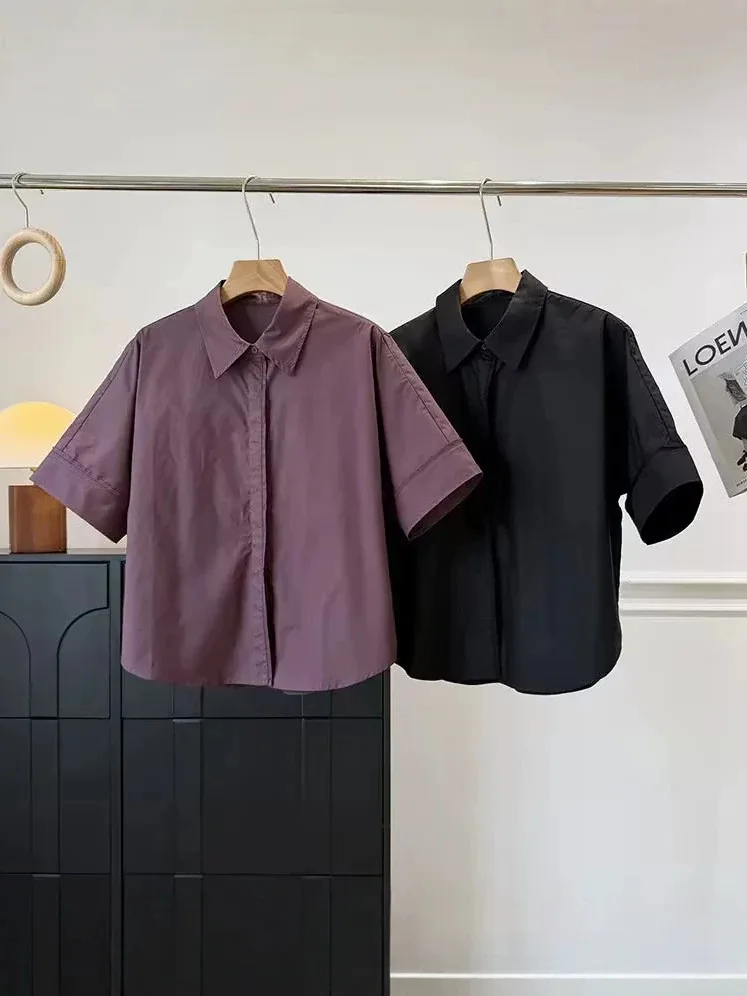 Dave&Di Summer New Women's Loose Fit Cotton Short Sleeved Shirt Blouses Women's Clothes Shirts Tops
Dave&Di Summer New Women's Loose Fit Cotton Short Sleeved Shirt Blouses Women's Clothes Shirts Tops