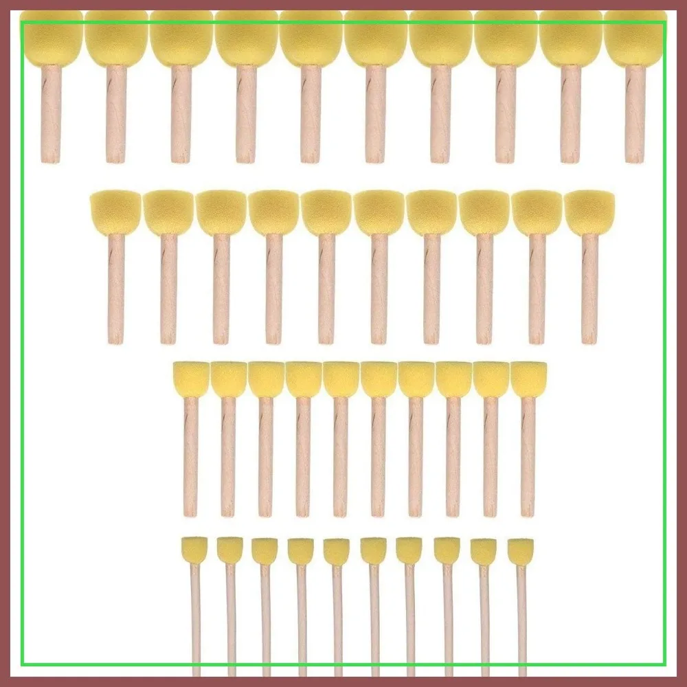 40-Piece Round Sponge Brush Set, Assorted Sizes for Kids Painting
40-Piece Round Sponge Brush Set, Assorted Sizes for Kids Painting