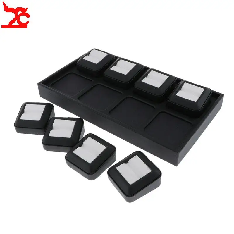 Jewelry Box PU Leather Loose Gemstone Display Box Diamond Stone Organizer Show Case With Tray Boite Bijoux
Jewelry Box PU Leather Loose Gemstone Display Box Diamond Stone Organizer Show Case With Tray Boite Bijoux